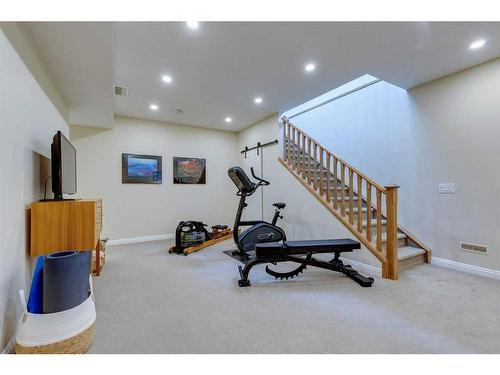 126 Royal Oak Green Nw, Calgary, AB - Indoor Photo Showing Gym Room
