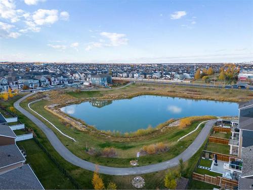 137 Silverado Plains Close Sw, Calgary, AB - Outdoor With Body Of Water With View