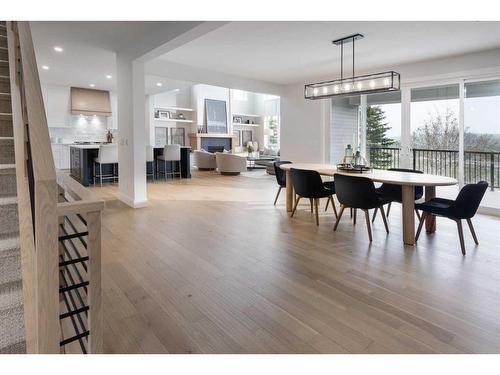 127 Winding River Rise, Rural Rocky View County, AB - Indoor Photo Showing Dining Room