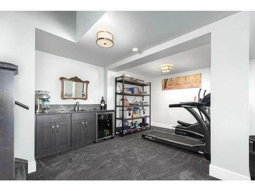 37 Artesia Pointe, Heritage Pointe, AB - Indoor Photo Showing Gym Room