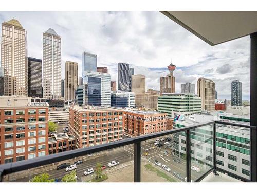 1202-310 12 Avenue Sw, Calgary, AB - Outdoor With Balcony With View