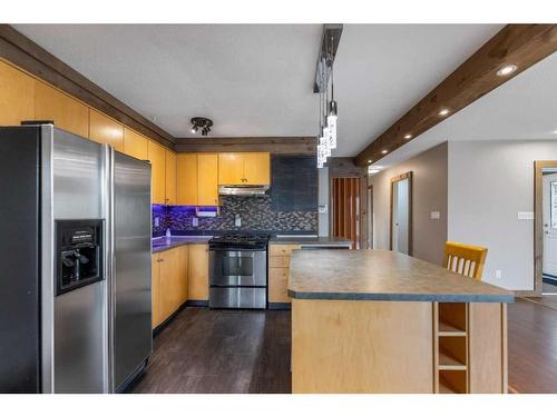 464 Malvern Close Ne, Calgary, AB - Indoor Photo Showing Kitchen With Stainless Steel Kitchen
