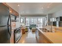 1908-188 15 Avenue Sw, Calgary, AB  - Indoor Photo Showing Kitchen With Double Sink 