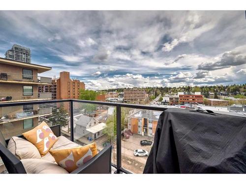803-1111 15 Avenue Sw, Calgary, AB - Outdoor With Balcony With View
