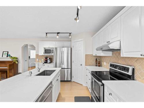164 Cranfield Park Se, Calgary, AB - Indoor Photo Showing Kitchen With Stainless Steel Kitchen With Upgraded Kitchen