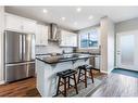 3826 202 Avenue Se, Calgary, AB  - Indoor Photo Showing Kitchen With Stainless Steel Kitchen With Upgraded Kitchen 