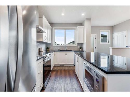 3826 202 Avenue Se, Calgary, AB - Indoor Photo Showing Kitchen With Stainless Steel Kitchen With Upgraded Kitchen