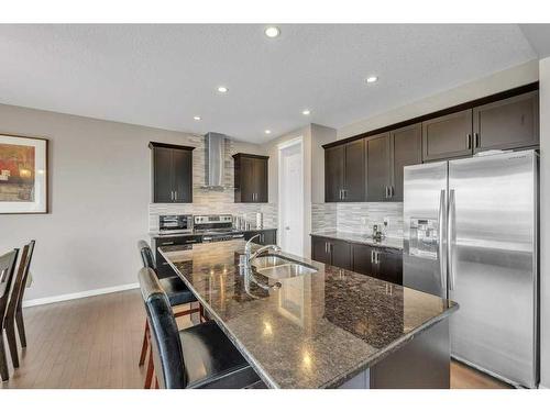 177 Cityscape Gardens Ne, Calgary, AB - Indoor Photo Showing Kitchen With Stainless Steel Kitchen With Upgraded Kitchen
