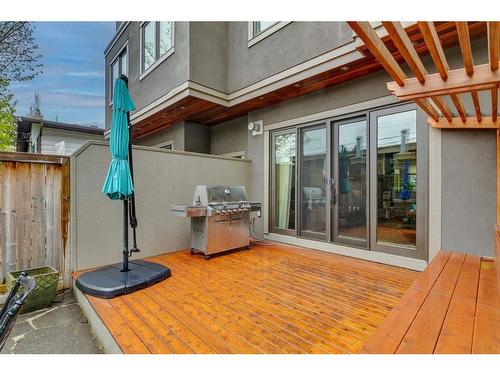 2216B 3 Avenue Nw, Calgary, AB - Outdoor With Deck Patio Veranda With Exterior