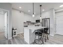 3208-80 Greenbriar Place Nw, Calgary, AB  - Indoor Photo Showing Kitchen With Stainless Steel Kitchen With Upgraded Kitchen 