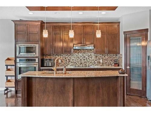 20 Sage Meadows Circle Nw, Calgary, AB - Indoor Photo Showing Kitchen With Upgraded Kitchen