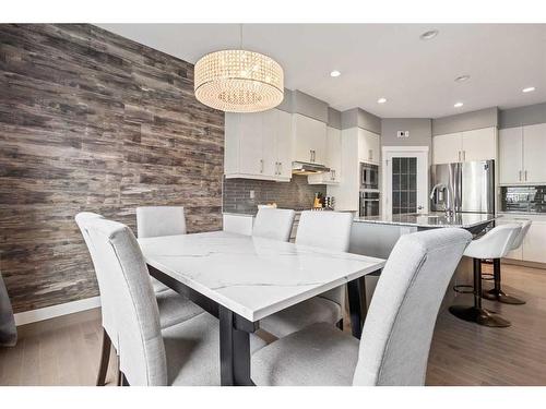 505 Cranford Drive Se, Calgary, AB - Indoor Photo Showing Dining Room