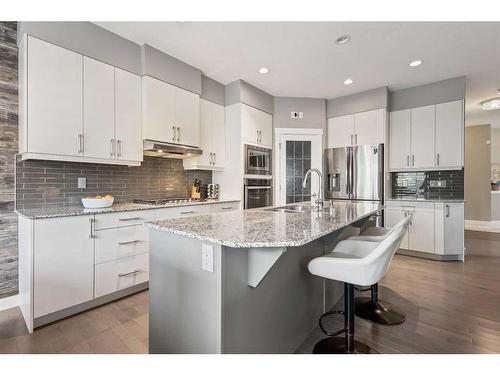505 Cranford Drive Se, Calgary, AB - Indoor Photo Showing Kitchen With Stainless Steel Kitchen With Upgraded Kitchen