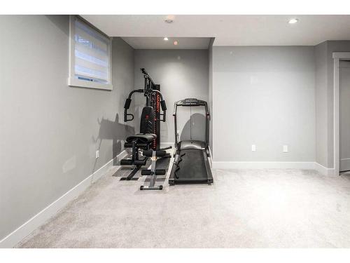 1404 29 Street Sw, Calgary, AB - Indoor Photo Showing Gym Room