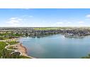 201-30 Mahogany Mews Se, Calgary, AB  - Outdoor With Body Of Water With View 