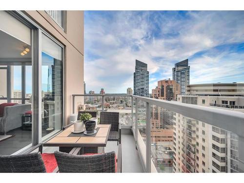 #2301-650 10 Street Sw, Calgary, AB - Outdoor With Balcony