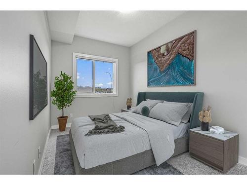 202-4 Sage Hill Terrace Nw, Calgary, AB - Indoor Photo Showing Bedroom