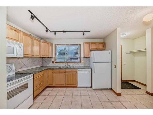32 Penrith Place Se, Calgary, AB - Indoor Photo Showing Kitchen With Double Sink
