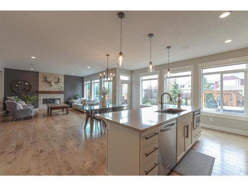 444 Auburn Shores Landing Se, Calgary, AB - Indoor Photo Showing Kitchen With Upgraded Kitchen