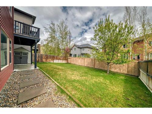 483 Evergreen Circle Sw, Calgary, AB - Outdoor With Backyard