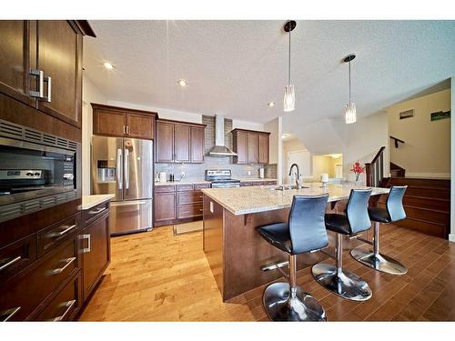 190 Evansridge Place Nw, Calgary, AB - Indoor Photo Showing Kitchen With Stainless Steel Kitchen With Upgraded Kitchen