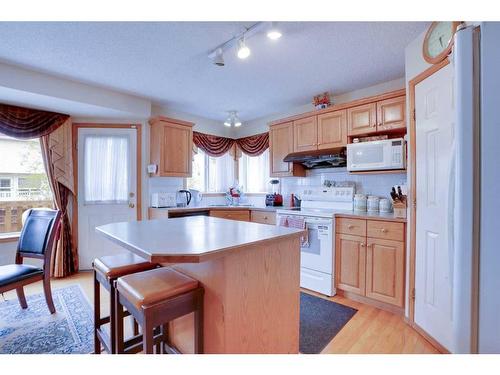 449 Coral Springs Place, Calgary, AB - Indoor Photo Showing Kitchen With Double Sink