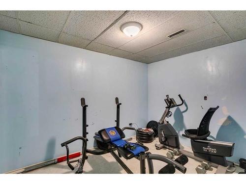 34 Aberdare Crescent Ne, Calgary, AB - Indoor Photo Showing Gym Room