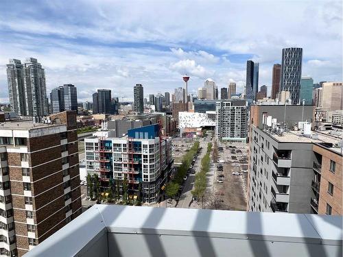 1403-624 8 Avenue Se, Calgary, AB - Outdoor With Balcony With View