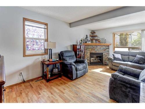 9734 Harvest Hills Link Ne, Calgary, AB - Indoor Photo Showing Living Room With Fireplace