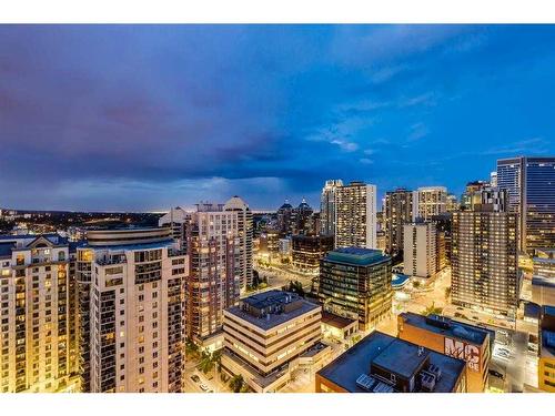 2703-1100 8 Avenue Sw, Calgary, AB - Outdoor With View