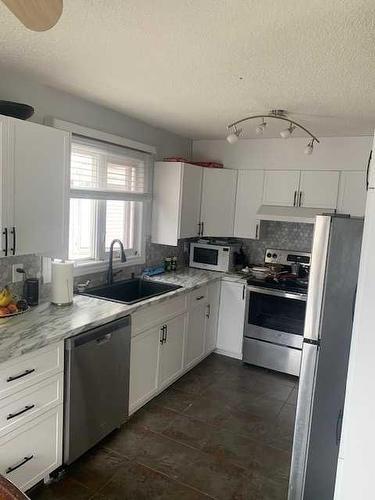 1154 Falworth Road Ne, Calgary, AB - Indoor Photo Showing Kitchen With Upgraded Kitchen