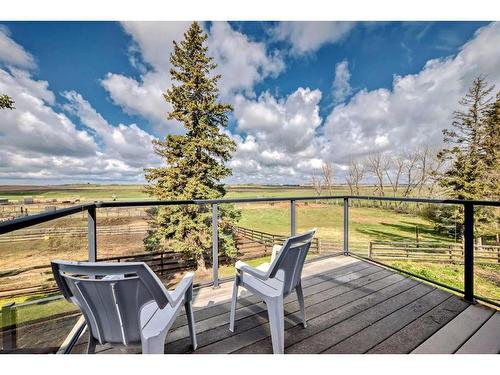 34156 Range Road 270, Rural Red Deer County, AB - Outdoor With Deck Patio Veranda With View