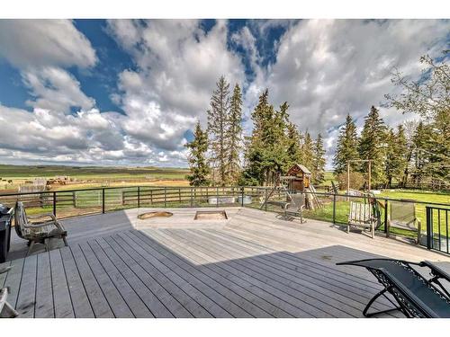 34156 Range Road 270, Rural Red Deer County, AB - Outdoor With Deck Patio Veranda With View