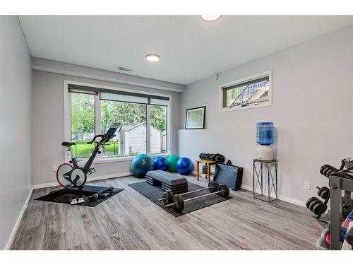 75 Mountain Park Circle Se, Calgary, AB - Indoor Photo Showing Gym Room