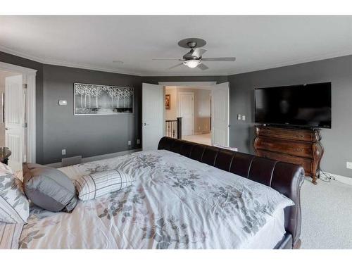 84 Gray Way, Rural Rocky View County, AB - Indoor Photo Showing Bedroom