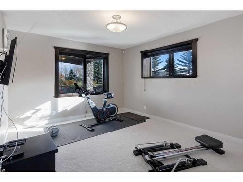 84 Gray Way, Rural Rocky View County, AB - Indoor Photo Showing Gym Room