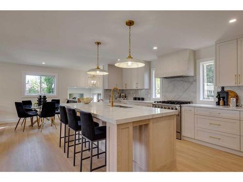 223 Parkwood Close Se, Calgary, AB - Indoor Photo Showing Kitchen With Upgraded Kitchen