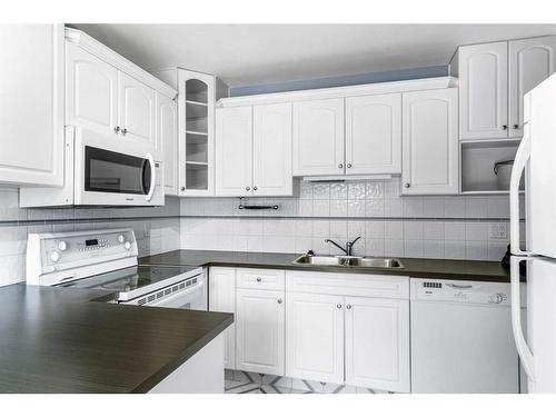 2216 Victoria Crescent Nw, Calgary, AB - Indoor Photo Showing Kitchen With Double Sink