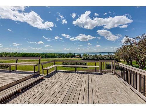 1262 Township 391, Rural Red Deer County, AB - Outdoor With Deck Patio Veranda With View