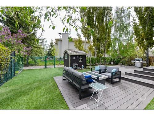 2253 Woodpark Avenue Sw, Calgary, AB - Outdoor With Deck Patio Veranda With Backyard