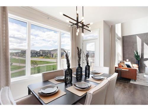 7 Midgrove Drive Sw, Airdrie, AB - Indoor Photo Showing Dining Room