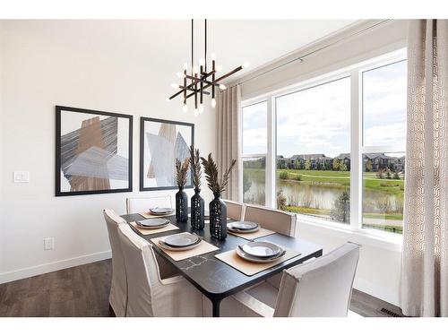 7 Midgrove Drive Sw, Airdrie, AB - Indoor Photo Showing Dining Room