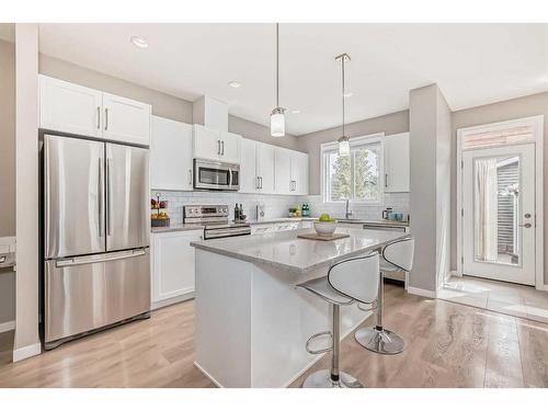 1560 Cornerstone Boulevard Ne, Calgary, AB - Indoor Photo Showing Kitchen With Upgraded Kitchen