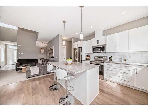 1560 Cornerstone Boulevard Ne, Calgary, AB - Indoor Photo Showing Kitchen With Upgraded Kitchen