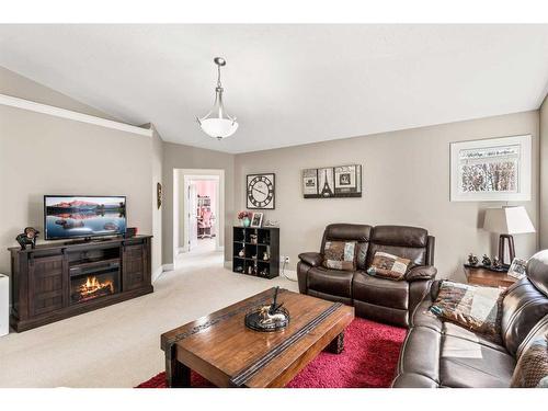 366 Silverado Way Sw, Calgary, AB - Indoor Photo Showing Living Room
