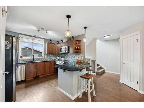 1173 New Brighton Park Se, Calgary, AB - Indoor Photo Showing Kitchen With Upgraded Kitchen