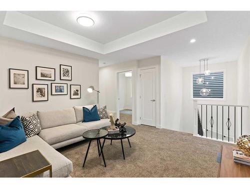 36 Carringvue Passage Nw, Calgary, AB - Indoor Photo Showing Living Room