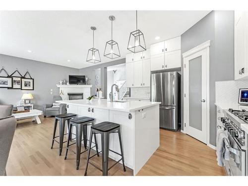 603 Auburn Bay Heights Se, Calgary, AB - Indoor Photo Showing Kitchen With Upgraded Kitchen