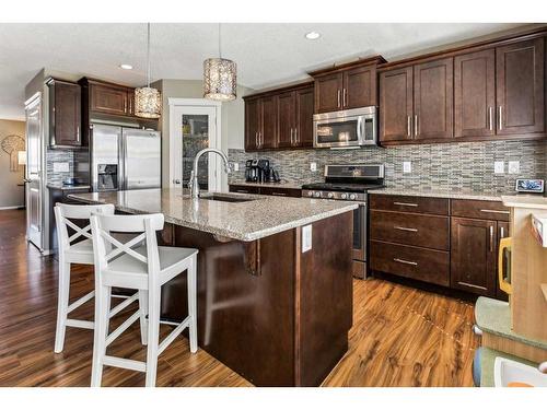 115 Cranford Close Se, Calgary, AB - Indoor Photo Showing Kitchen With Stainless Steel Kitchen With Upgraded Kitchen
