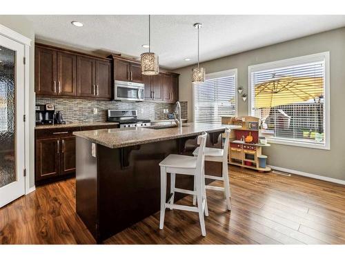115 Cranford Close Se, Calgary, AB - Indoor Photo Showing Kitchen With Upgraded Kitchen